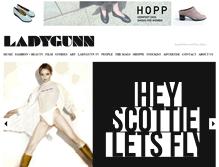 Tablet Screenshot of ladygunn.com